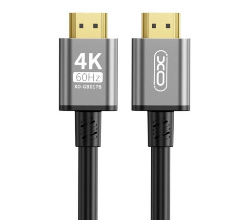 Кабель XO HDMI-HDMI V.2.0, 5 м Tranish (GB017B-HDMI.tranish)