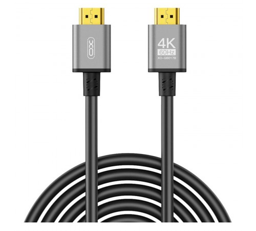 Кабель XO HDMI-HDMI V.2.0, 5 м Tranish (GB017B-HDMI.tranish)