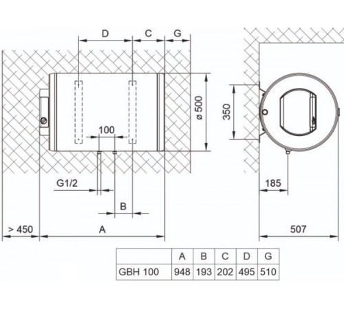 Водонагрівач Tiki Comfort H 100V9 GBH 100