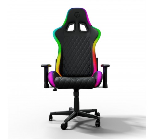 Крісло для геймерів GamePro Hero RGB Black (GC-700-Black)