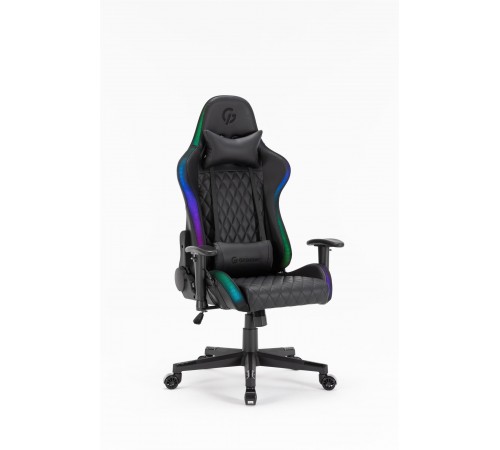 Крісло для геймерів GamePro Hero RGB Black (GC-700-Black)