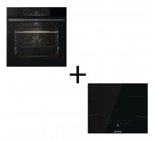 Вбудований комплект Варильна поверхня Gorenje GI6401B + Духова шафа Gorenje BOS6737E06BG