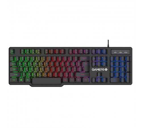 Клавіатура GamePro GK380 RGB Black Клавіатура GamePro GK380 RGB Black