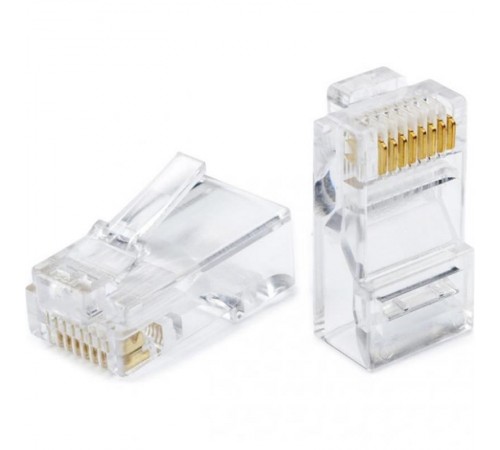 Конектор RJ 45 Atcom GePLink (GL4701) 8P8C, Cat.5 (100 шт) Конектор RJ 45 Atcom GePLink (GL4701) 8P8C, Cat.5 (100 шт)