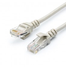 Патч-корд UTP Atcom Geplink Cat.5e, 26AWG, 1 м, сірий (GL8001)