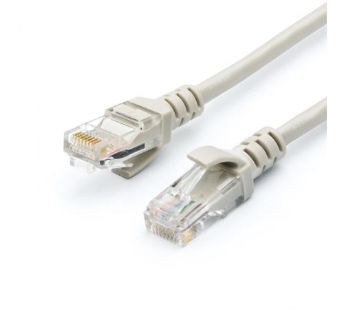 Патч-корд UTP Atcom Geplink Cat.5e, 26AWG, 0.5 м, сірий (GL8050) Патч-корд UTP Atcom Geplink Cat.5e, 26AWG, 0.5 м, сірий (GL8050)