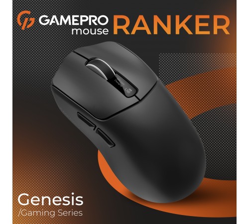Миша бездротова GamePro Genesis Ranker Black (GM012B)
