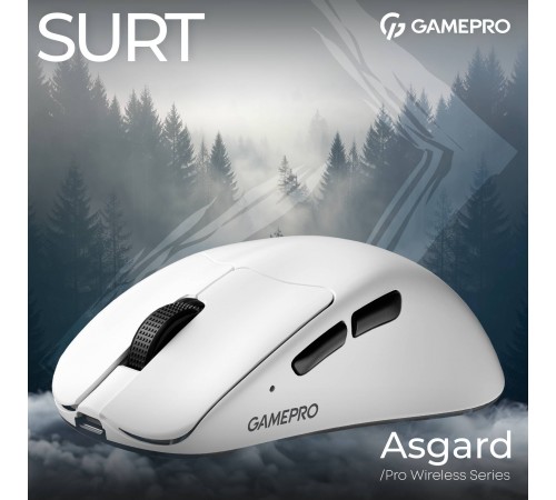 Миша бездротова GamePro Asgard Surt White (GM017W)