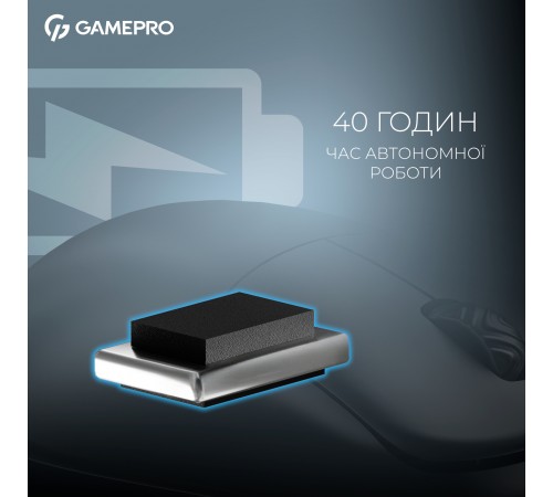 Миша бездротова GamePro Asgard Loki Black (GM022B)