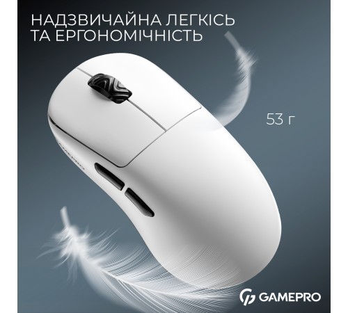 Миша бездротова GamePro Asgard Loki White (GM022W)