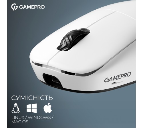 Миша бездротова GamePro Asgard Loki White (GM022W)