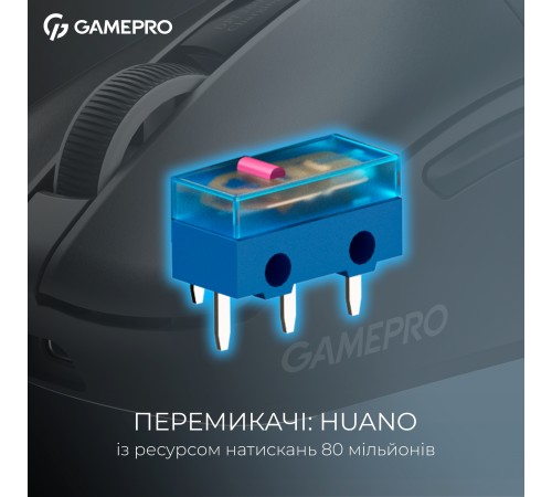 Миша бездротова GamePro Asgard Thor Black (GM023B)