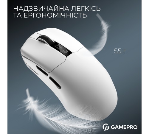 Миша бездротова GamePro Asgard Thor White (GM023W)