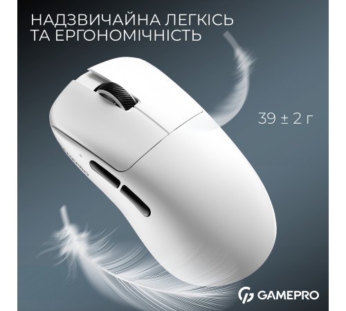 Миша бездротова GamePro Asgard Odin White (GM035W)