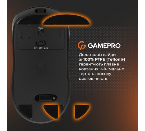 Миша бездротова GamePro Genesis Winner Black (GM079B)