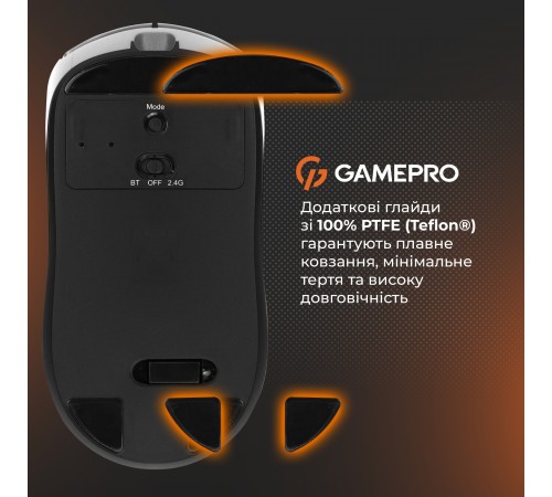 Миша бездротова GamePro Genesis Winner White (GM079W)