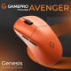 Миша бездротова GamePro Genesis Avenger Orange (GM096O)