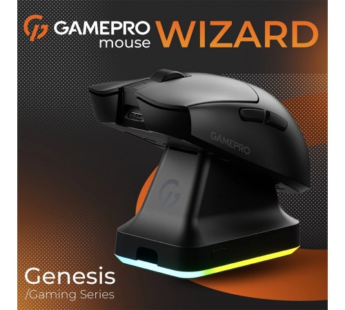 Миша бездротова GamePro Genesis Wizard Black (GM160B)