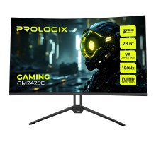 Монітор Prologix Gaming 23.6" GM2425C VA Black Curved 180Hz