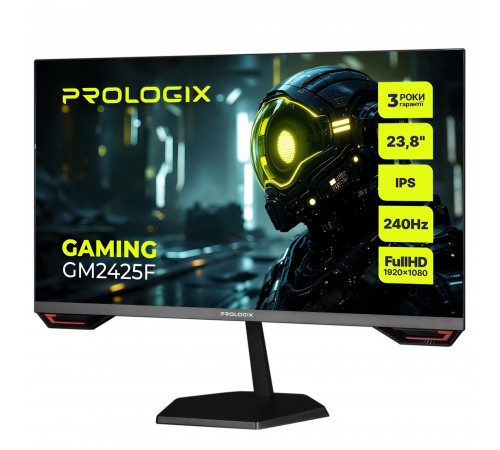 Монітор Prologix Gaming 23.8" GM2425F IPS Black 240Hz