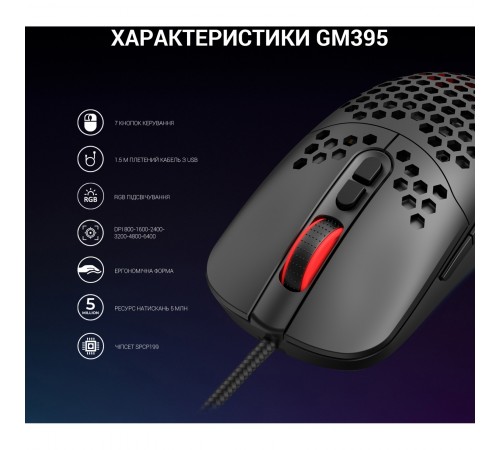 Миша GamePro GM395 Black