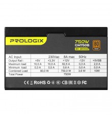 Блок живлення ProLogix GM750B 750W 80+ Bronze
