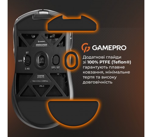 Миша бездротова GamePro Genesis Spider (GM870B)
