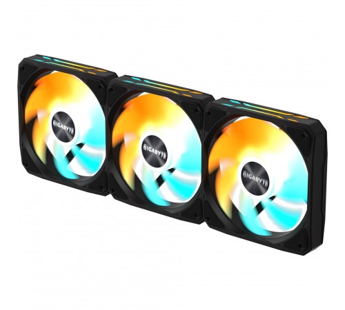 Вентилятор Gigabyte EZ Chain Fan 120 3-Pack Black (GP-GBT EZFAN1203)