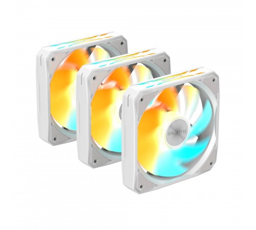 Вентилятор Gigabyte EZ Chain Fan 120 Ice 3-Pack White (GP-GBT EZFAN1203 ICE)