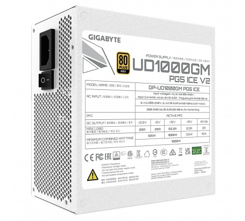 Блок живлення Gigabyte GP-UD1000GM PG5 V2 ICE 1000W