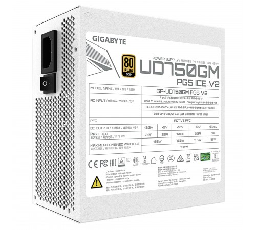 Блок живлення Gigabyte GP-UD750GM PG5 V2 ICE 750W Блок живлення Gigabyte GP-UD750GM PG5 V2 ICE 750W