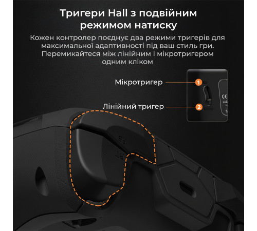 Геймпад Ajazz GP100 RGB Black