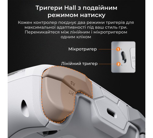 Геймпад Ajazz GP100 RGB White