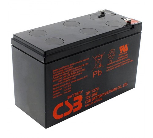 Акумуляторна батарея CSB 12V 7.2AH (GP1272, 28W) AGM