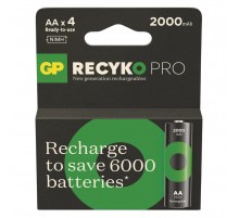 Акумулятори GP Recyko Pro AA/HR06 NI-MH 2000 mAh BL 4 шт