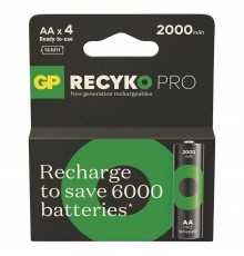 Акумулятори GP Recyko Pro AA/HR06 NI-MH 2000 mAh BL 4 шт