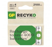 Акумулятори GP Recyko AA/HR06 NI-MH 2100 mAh BL 4 шт