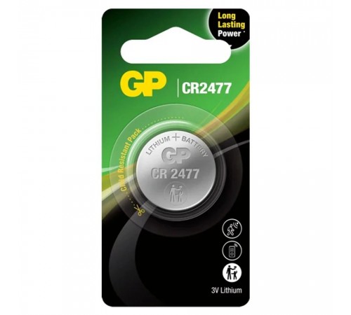 Батарейка GP CR2477 3B Lithium 1шт (GPCR2477E-CPU1)