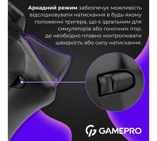 Геймпад GamePro із зарядною станцією GPX13BDOC Black