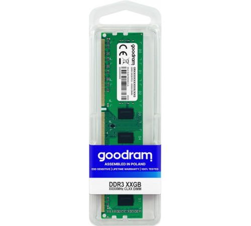 Модуль пам`ятi DDR3 4GB/1333 Goodram (GR1333D364L9S/4G)