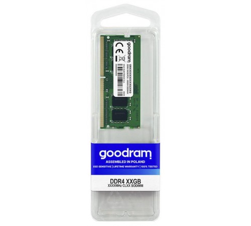 Модуль пам`яті SO-DIMM DDR4 32GB/2666 Goodram (GR2666S464L19/32G)