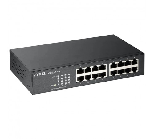 Комутатор ZYXEL GS1100-16 (GS1100-16-EU0103F) Комутатор ZYXEL GS1100-16 (GS1100-16-EU0103F)