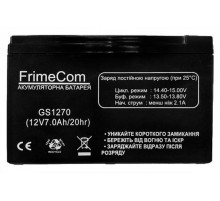 Акумуляторна батарея FrimeCom 12V 7AH (GS1270) AGM