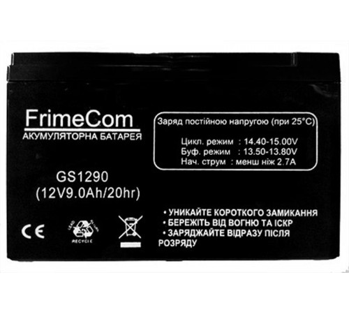 Акумуляторна батарея FrimeCom 12V 9AH (GS1290) AGM