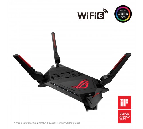 Бездротовий маршрутизатор Asus ROG Rapture GT-AX6000 (90IG0780-MO3B00)