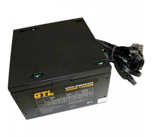 Блок живлення GTL (GTL-400-120) 400W 120mm Блок живлення GTL (GTL-400-120) 400W 120mm