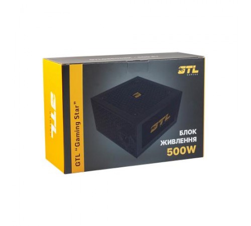 Блок живлення GTL Gaming Star (GTLGS500BK) 500W Блок живлення GTL Gaming Star (GTLGS500BK) 500W