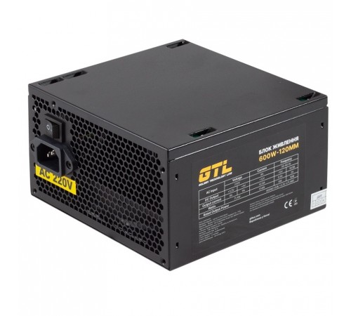 Блок живлення GTL Gaming Star (GTLGS600BK) 600W Блок живлення GTL Gaming Star (GTLGS600BK) 600W