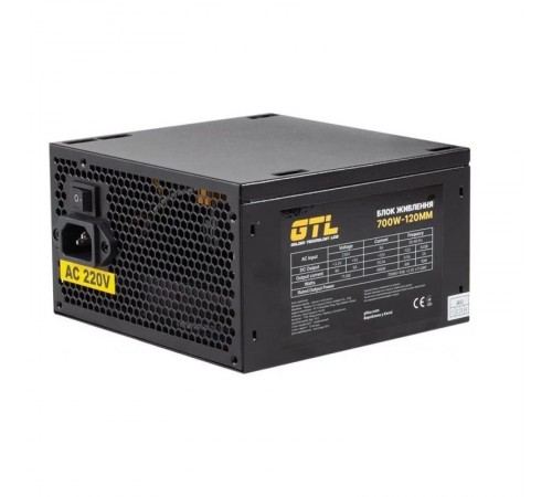 Блок живлення GTL Gaming Star (GTLGS700BK) 700W Блок живлення GTL Gaming Star (GTLGS700BK) 700W