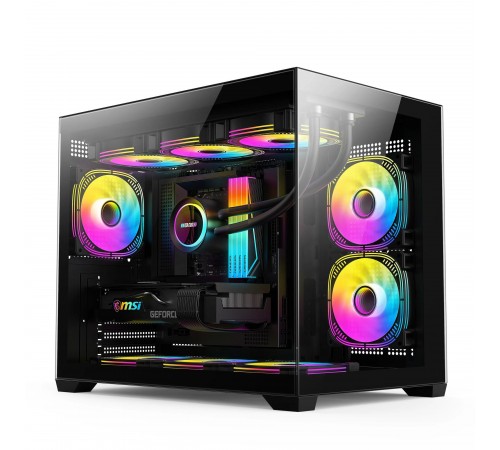 Корпус GTL Gaming Abyss Black (GTLN285M) без БЖ Корпус GTL Gaming Abyss Black (GTLN285M) без БЖ